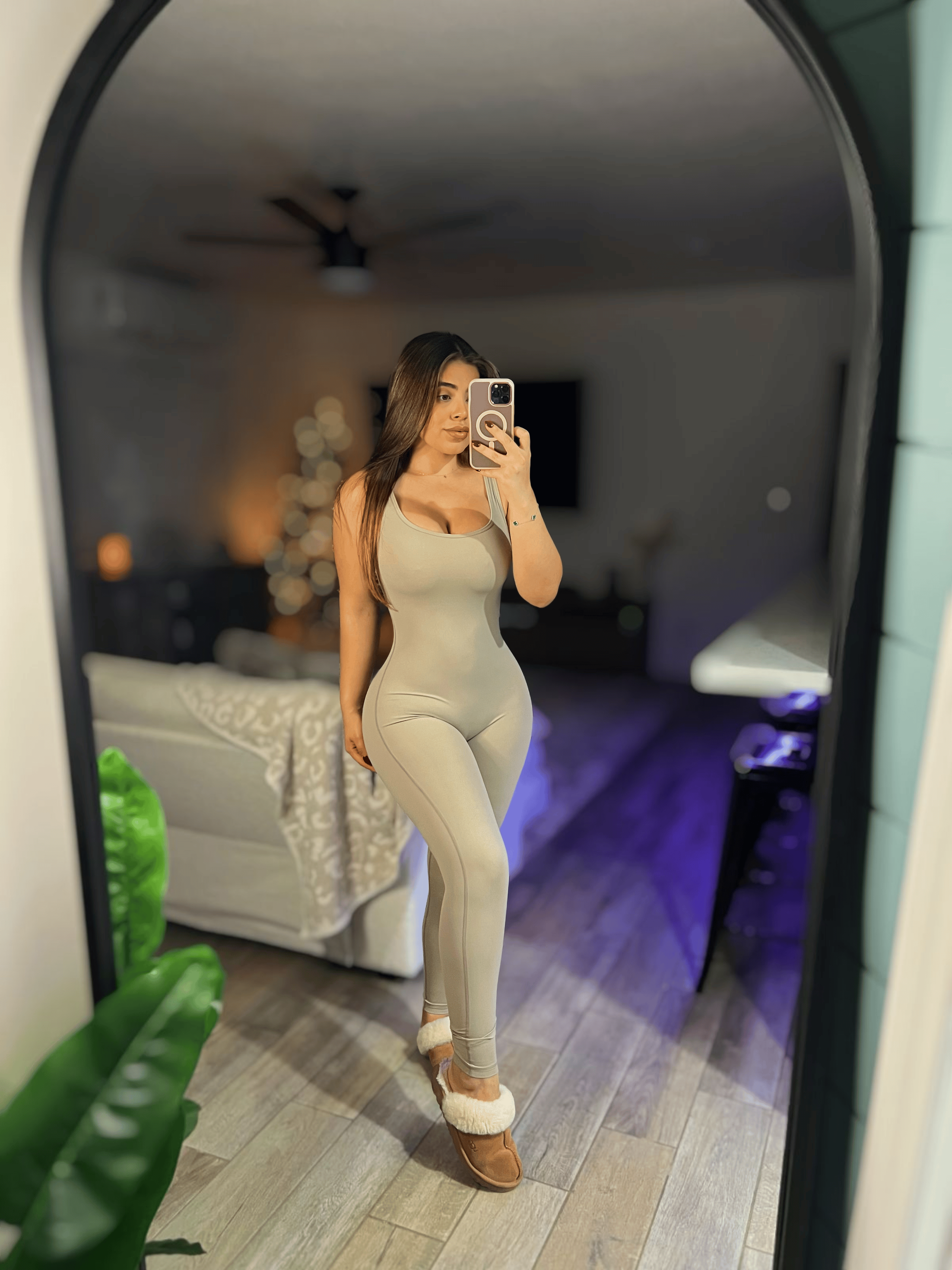 Mia Jumpsuit Nude